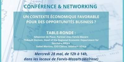 Conférence networking "Un contexte économique favorable pour des opportunités business ?"