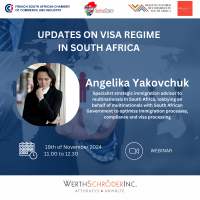 WEBINAIRE GRATUIT (EN) : UPDATES ON VISA REGIME IN SOUTH AFRICA