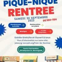 Venez nous rencontrer au pique-nique de rentrée JBA !