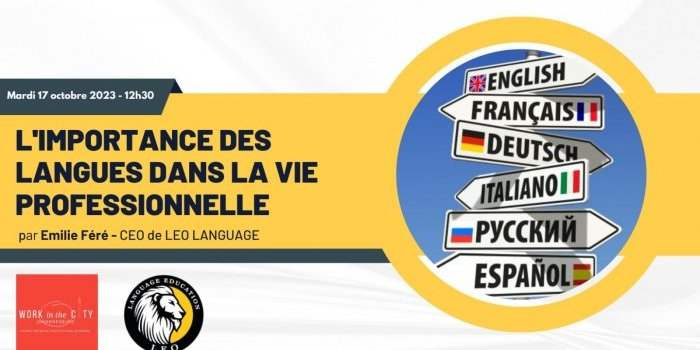 WEBINAIRE L'importance des langues dans la vie professionnelle