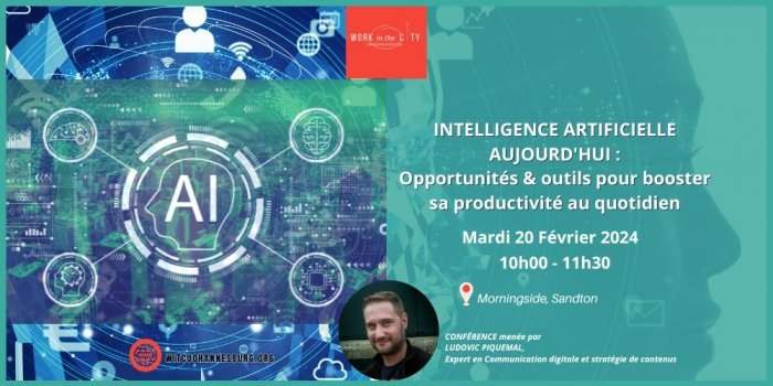 Conférence sur l'Intelligence artificielle et les outils pour booster sa productivité !
