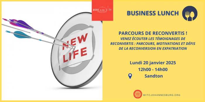 Business lunch "Parcours de reconvertis"