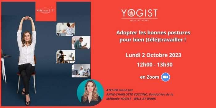 ATELIER Yogist / Well @Work - Les bonnes postures pour bien travailler !