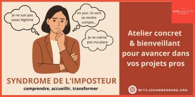 Atelier "Dépassez le syndrome de l'imposteur !"
