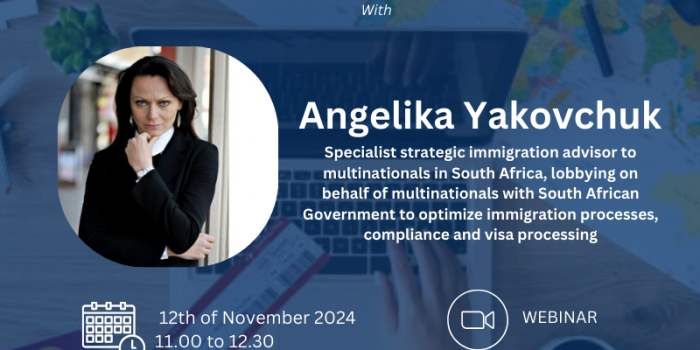 WEBINAIRE GRATUIT (EN) : IMMIGRATION UPDATE South African Remote Work Visa