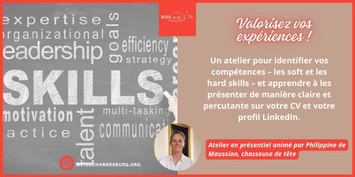 Atelier "Valorisez vos compétences" 1