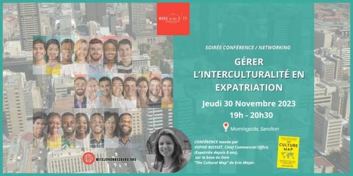 Conférence / Networking : Gérer l'interculturalité en expatriation