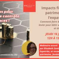 Webinaire "Impacts financiers et patrimoniaux de l'expatriation"